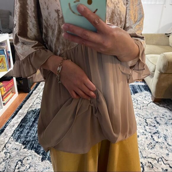 DR2 crushed velvet blouse  - Picture 9 of 9